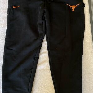 Nike “On Field”  Black Joggers with Orange Accents